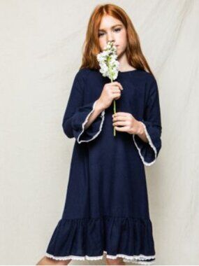 NWT Petite Plume Kids' Arabella Nightgown in Navy